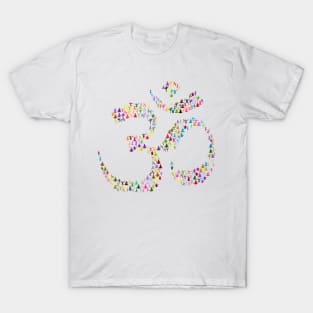 Aum Om Symbol Sign Yoga Poses T-Shirt